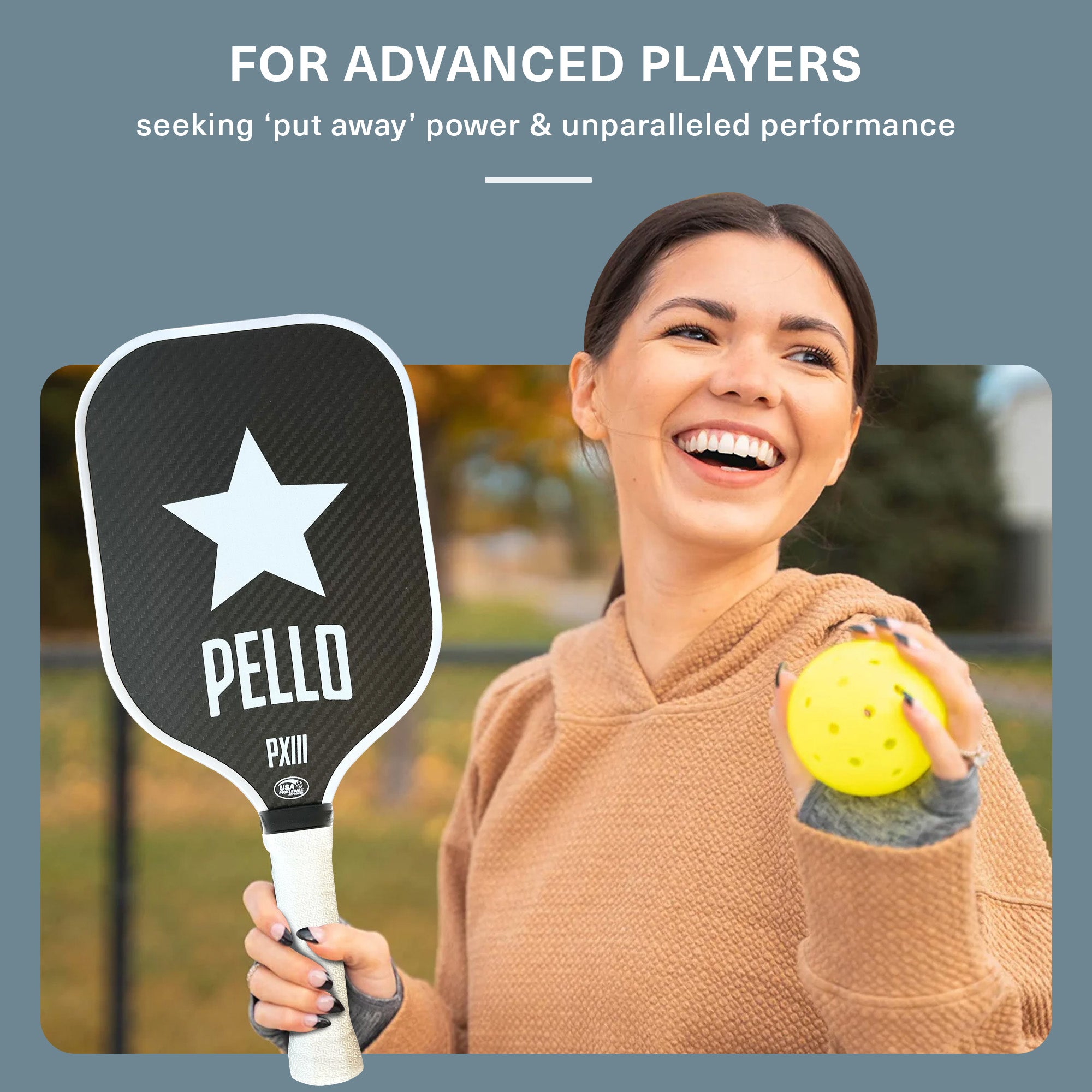 PXIII 3K Carbon Fiber Pickleball Paddle