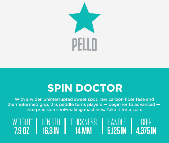 PXIV Raw Carbon Fiber Pickleball Paddle