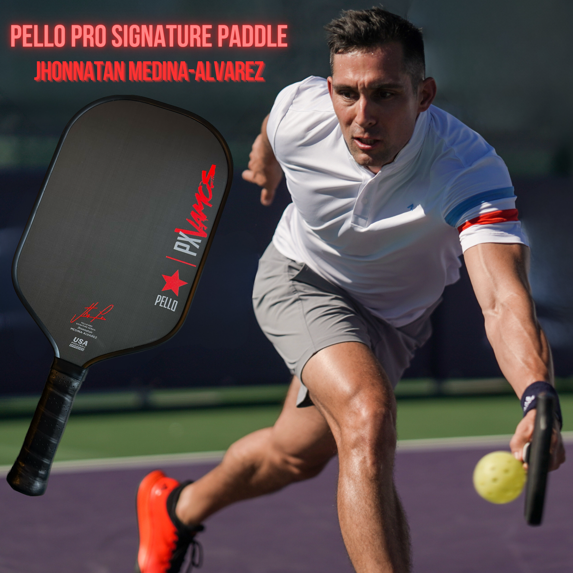 PXVamos Raw Carbon Fiber Pickleball Paddle