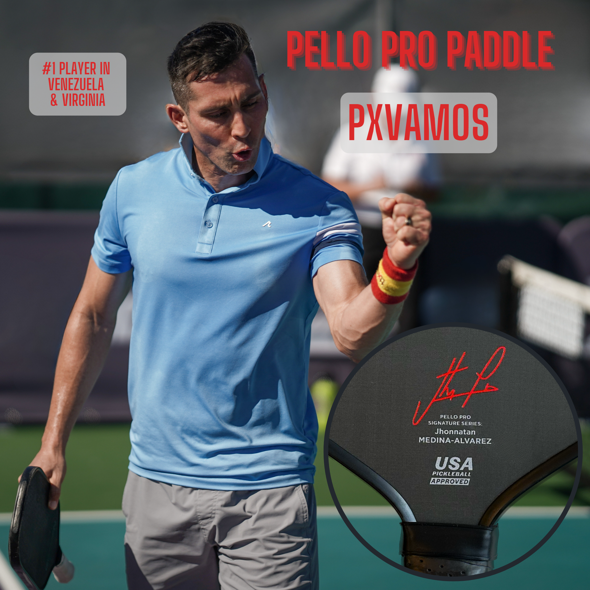 PXVamos Raw Carbon Fiber Pickleball Paddle