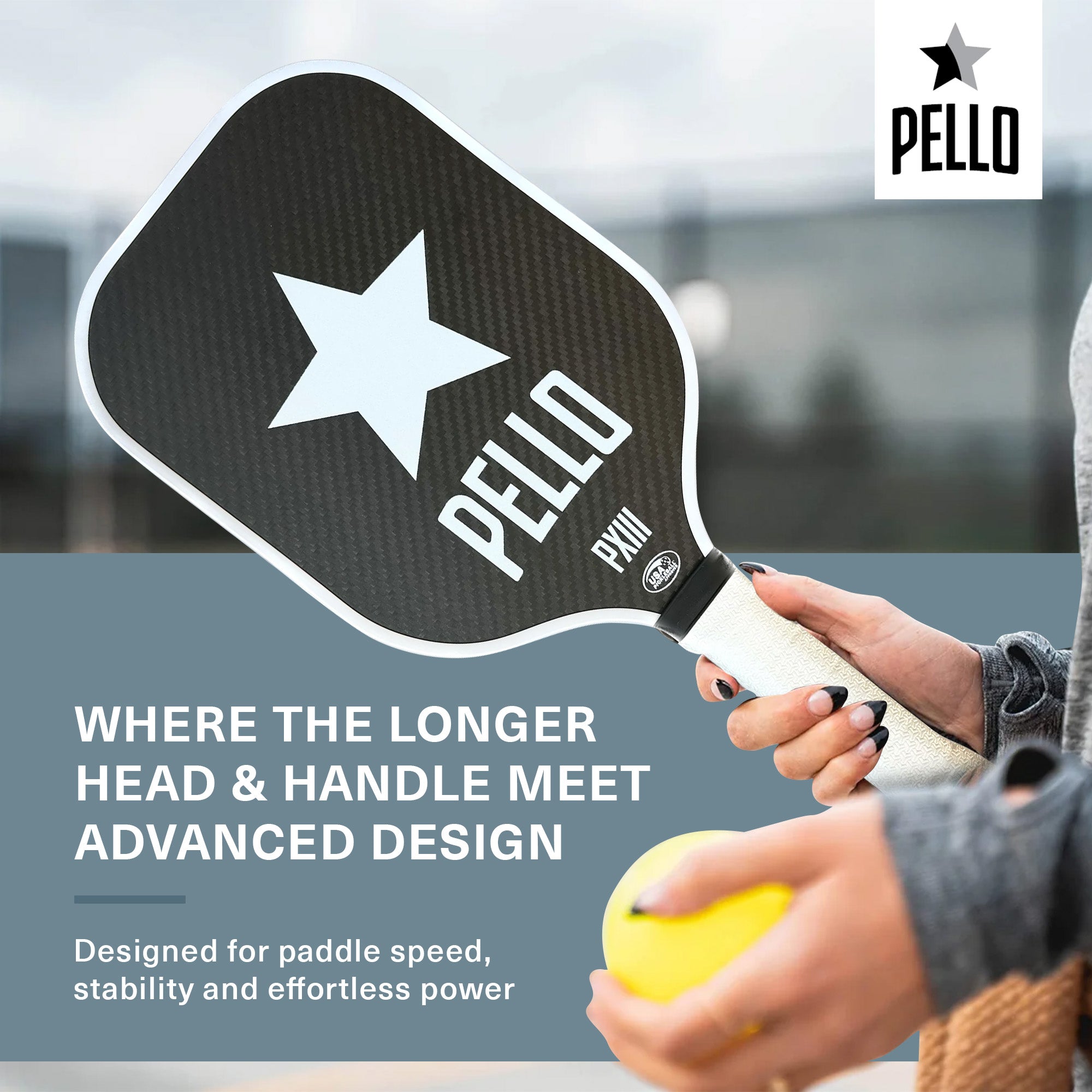 PXIII 3K Carbon Fiber Pickleball Paddle