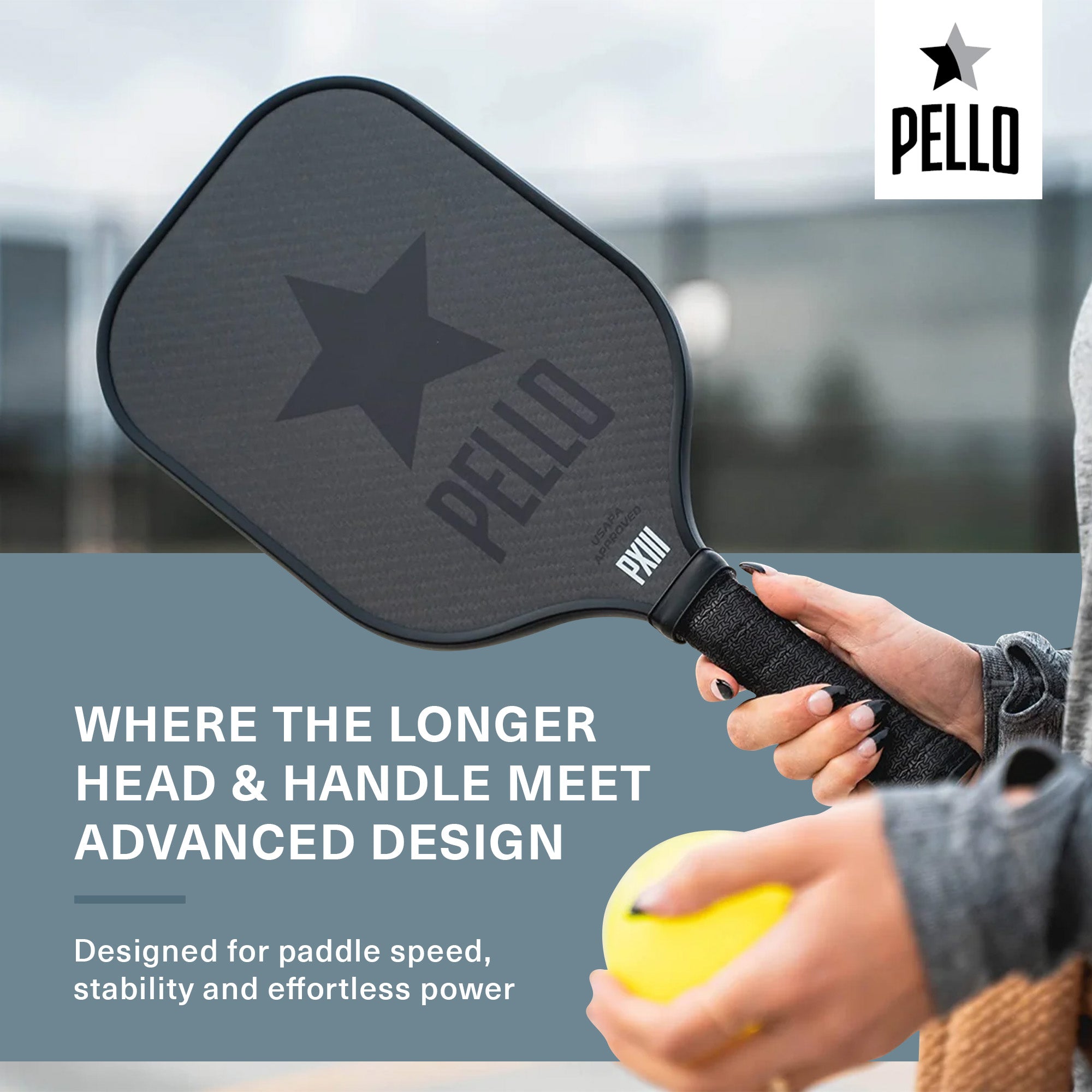 PXIII 3K Carbon Fiber Pickleball Paddle