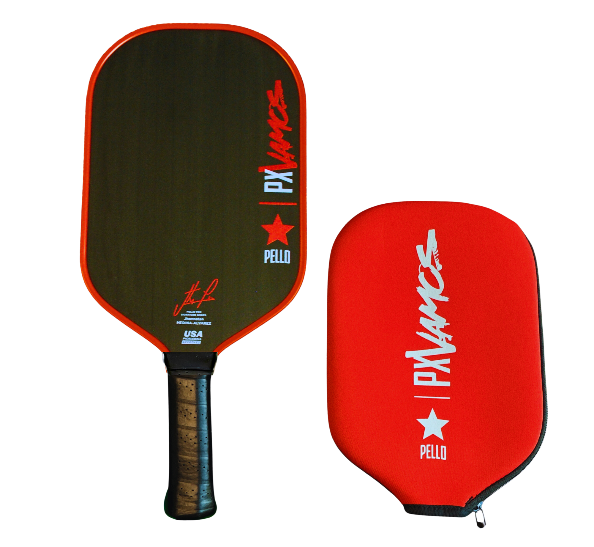 PXVamos Raw Carbon Fiber Pickleball Paddle