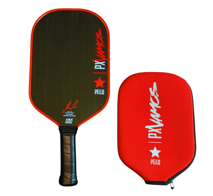 PXVamos Raw Carbon Fiber Pickleball Paddle