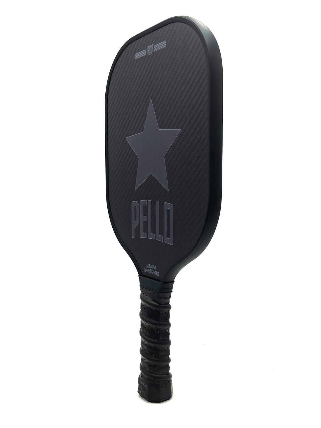 PELLO PXI carbon pickleball paddle side angle